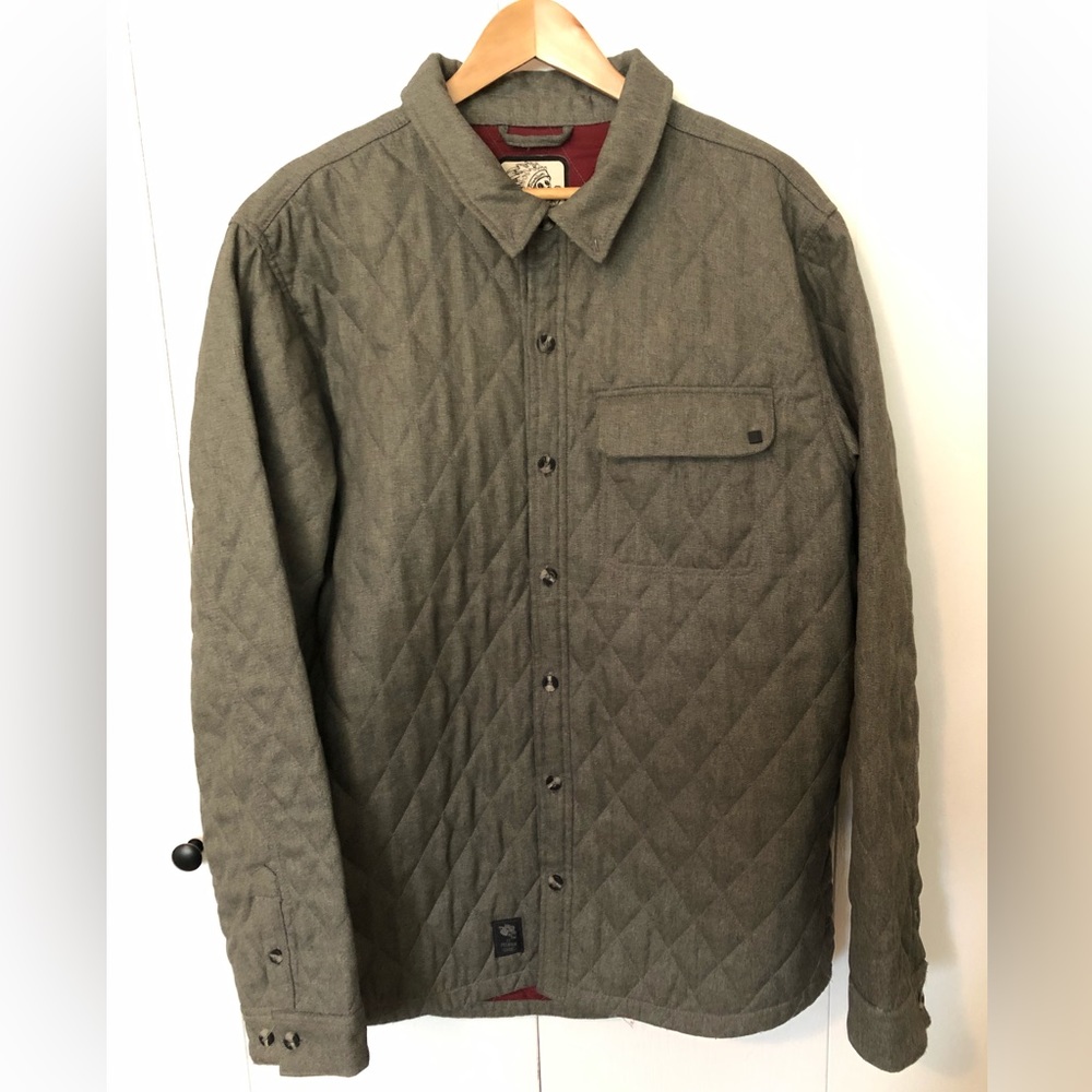 L1 button up shacket